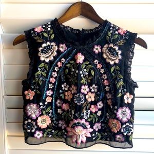 Needle and Thread cropped top